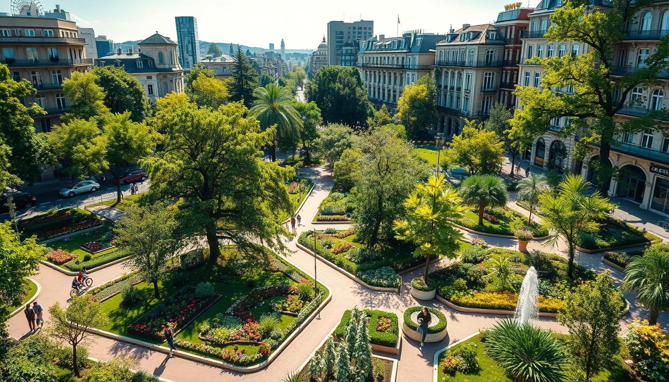 Urbanes Grün in der Stadt