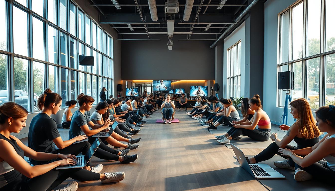 Digitales Training in der Fitness-Community